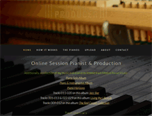 Tablet Screenshot of pianoproducer.com